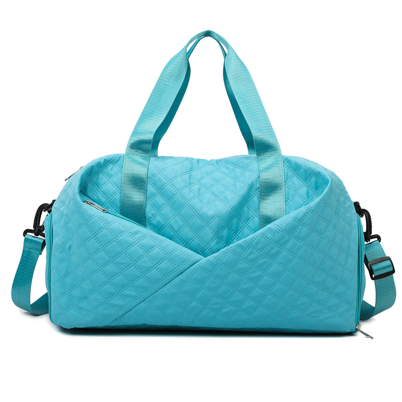 Bolso de viaje portátil transfronterizo de gran capacidad de separación en seco y húmedo, bolsa de yoga de fitness deportivo, bolsa de almacenamiento de viaje de negocios al aire libre