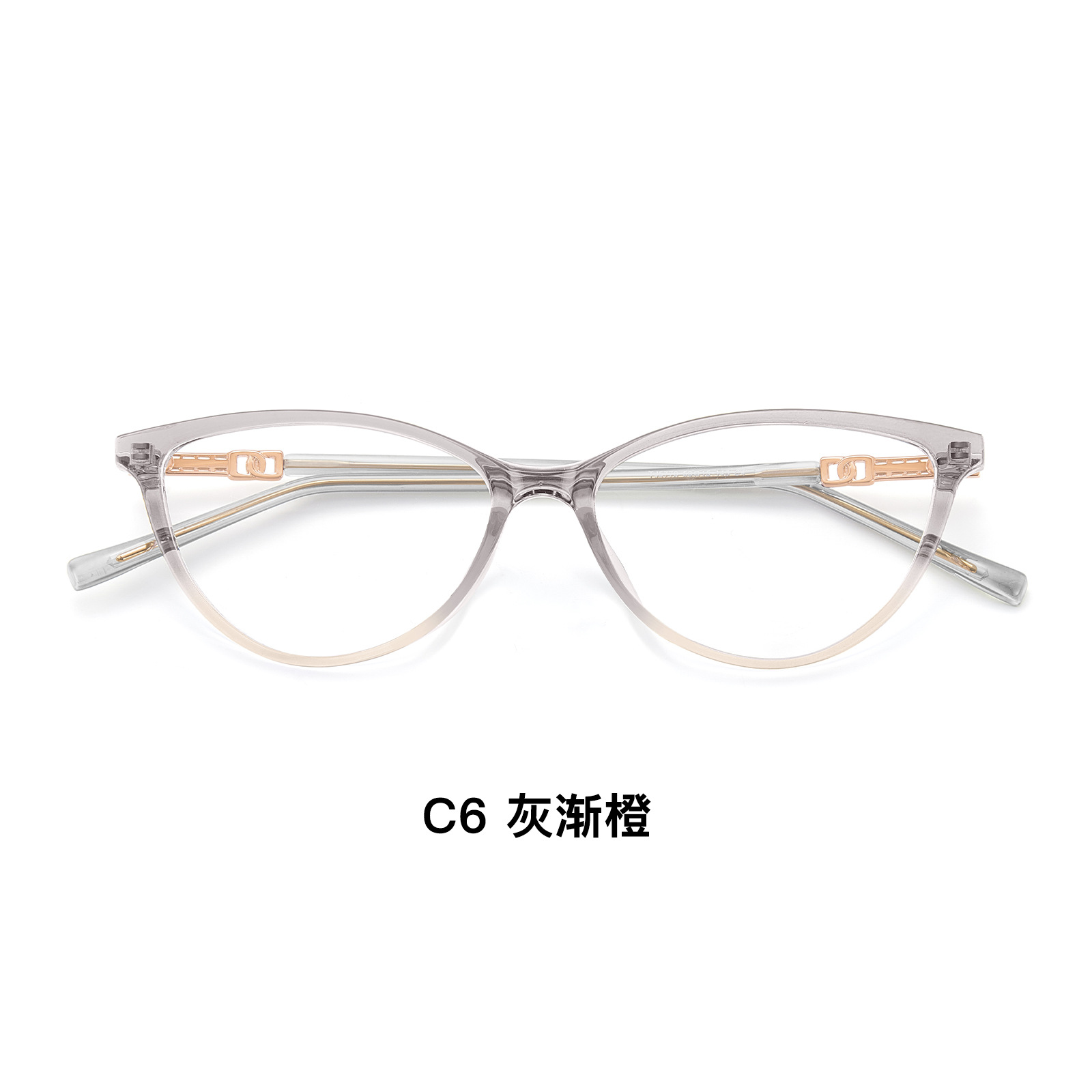 Año Nuevo exclusivo de Navidad de Angola red roja ojo de gato rojo protección de la cara azul marco de gafas de 4 mm borde ancho gafas al por mayor