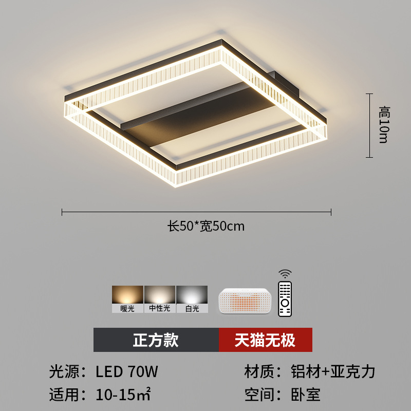 Nórdico sencillo moderno lujo villa lámpara de sala de estar doble candelabro dormitorio italiano estudio comedor lámparas de techo