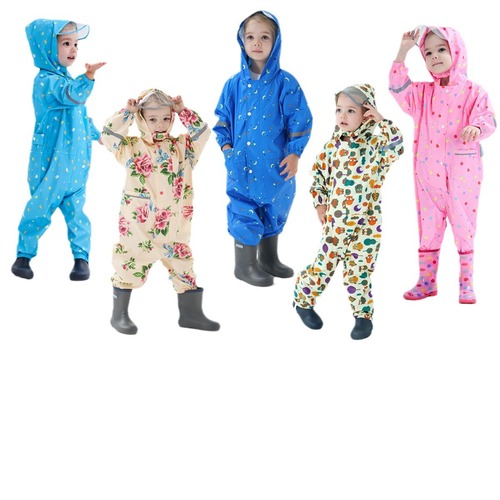Manufacturer of children's one-piece raincoat and rain pants, thin hooded poncho, boys and girls baby ins dropshipping cross-border