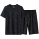 2024 summer new quick-drying clothes wholesale short-sleeved quick-drying pants suit round neck T-shirt quick-drying pants men's fashion