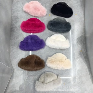 2025 New Stuffed Mongolian Hat Autumn and Winter Coldproof Thickened Fur Ear Protection Ethnic Style Easiest for Match High-End Fisherman Hat