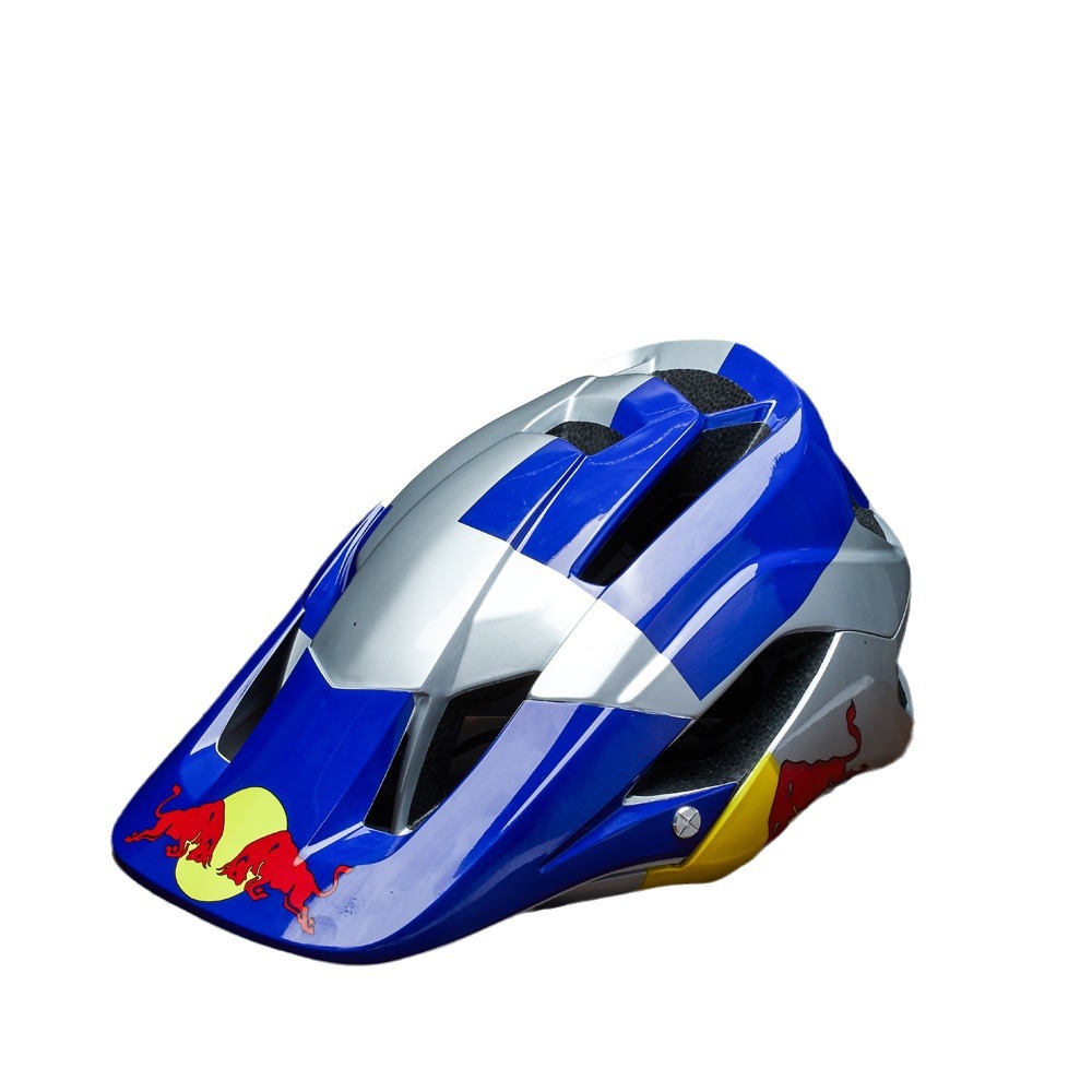 Casco de motocicleta todoterreno para hombre talla grande Montaña cuesta abajo casco de tracción para mujer motocicleta Red Bull casco todoterreno verano