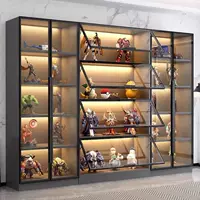Стеклянная витрина может быть изготовленной вручную шкафчик LEGO модель витрина гидравлическая витрина