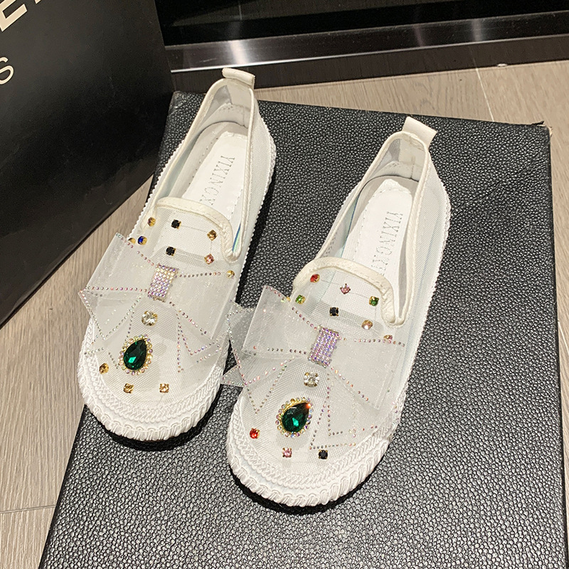 Damen Schnürschuhe Mit Schleife Flache Sommerschuhe Bequem_voghion.com