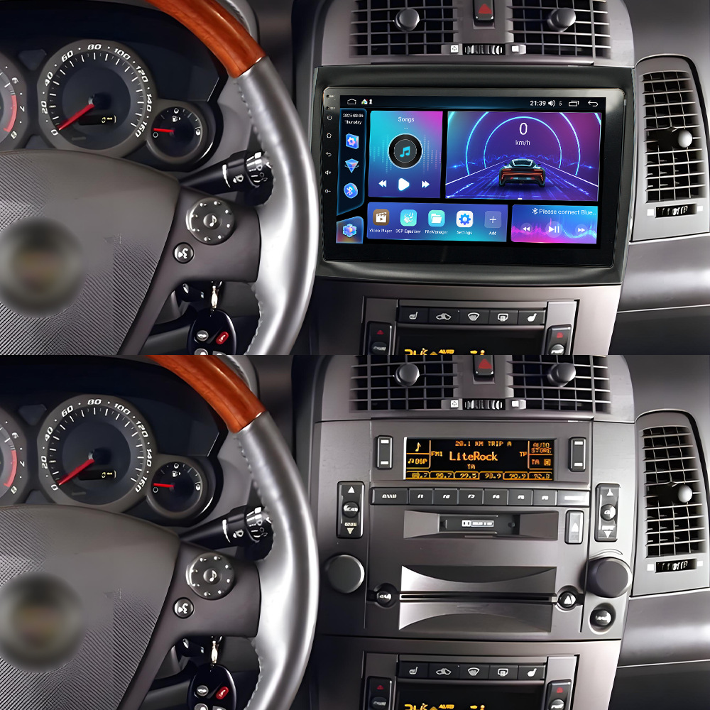 Aplicable a 03 - 07 Cadillac CTS Android navegación de automóviles de control central de cuatro núcleos / ocho núcleos