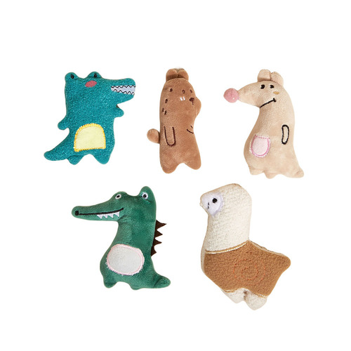 New Cat Plush Toy with Cat Grass, Self-Entertaining Cat Toy, Durable for Biting and Scratching, Catnip Included, Factory Direct