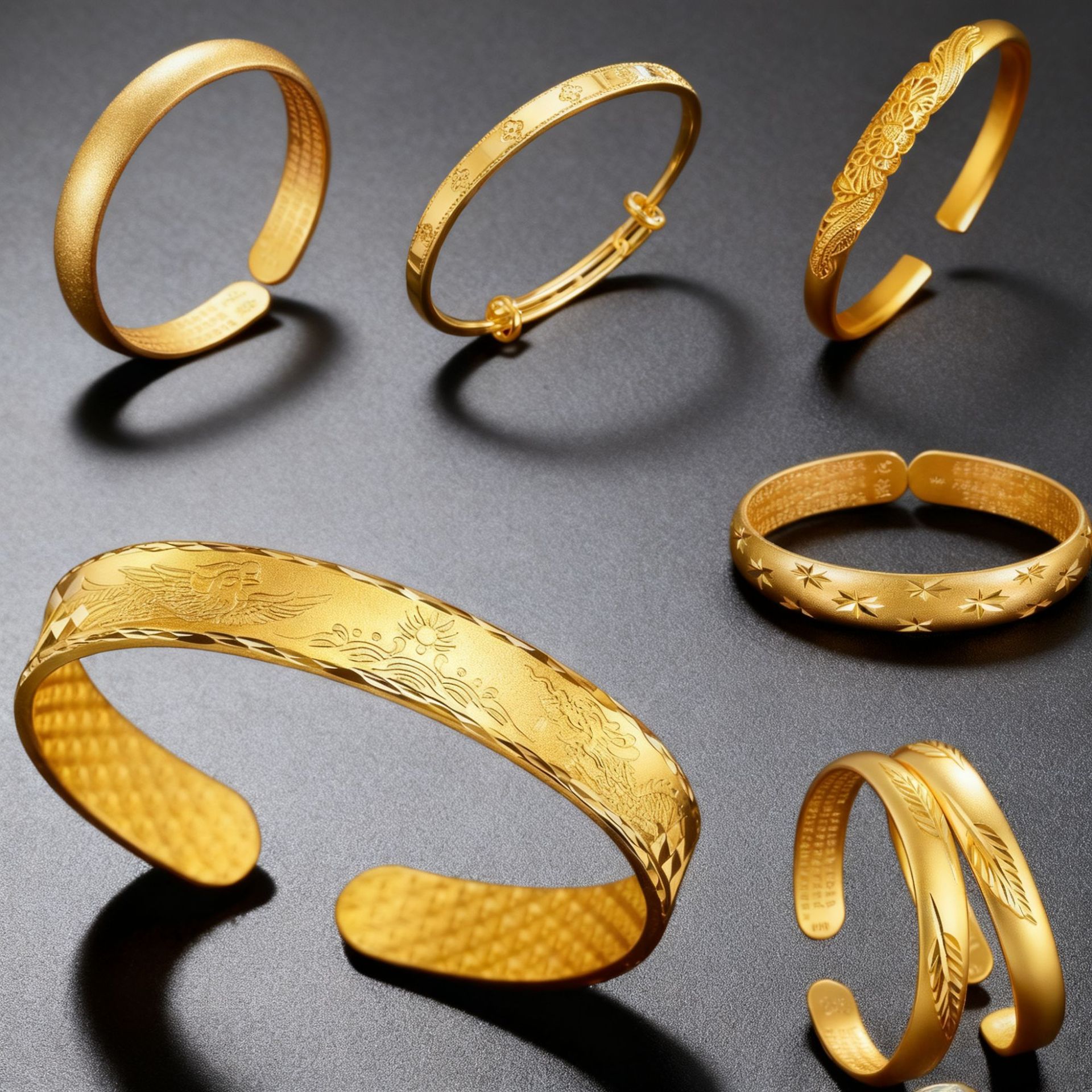 Ancient Gold Bracelet for Women Solid Wedding Imitation Dragon and Phoenix Bracelet Heritage Gold Bracelet Imitation Gold Dragon and Phoenix Wedding Sand Gold Jewelry