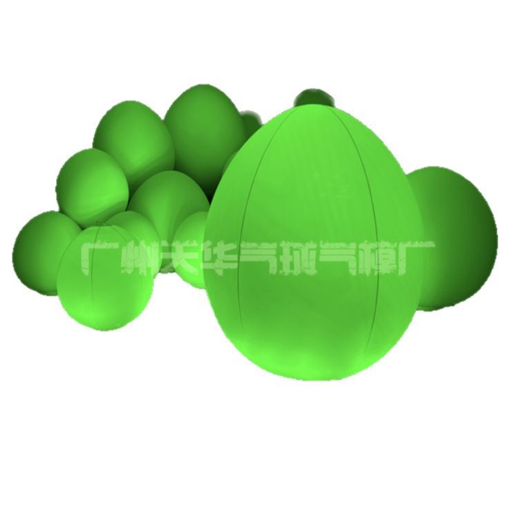 Molde inflable personalizado en forma de huevo inflable iluminado bola inflable inflable iluminado táctil sensor de cambio de color