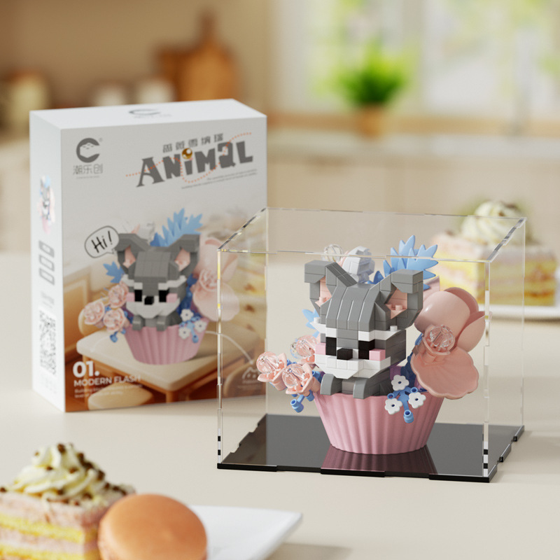 Postre - Rose Schnauzer 250 gránulos + acrílico