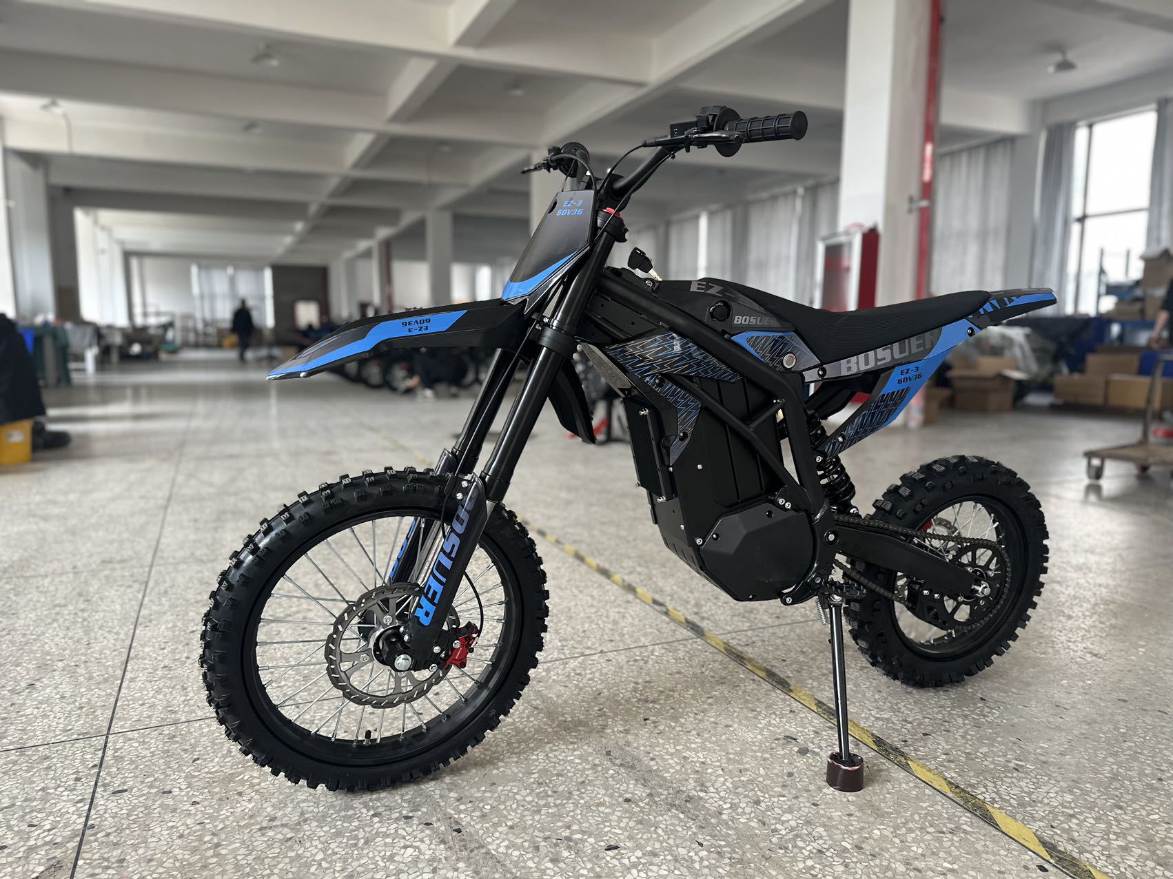 Off-road motorcycle BSE Bosuer EZ-3 motor 60V36 ternary lithium battery with a range of 80-90 kilometers