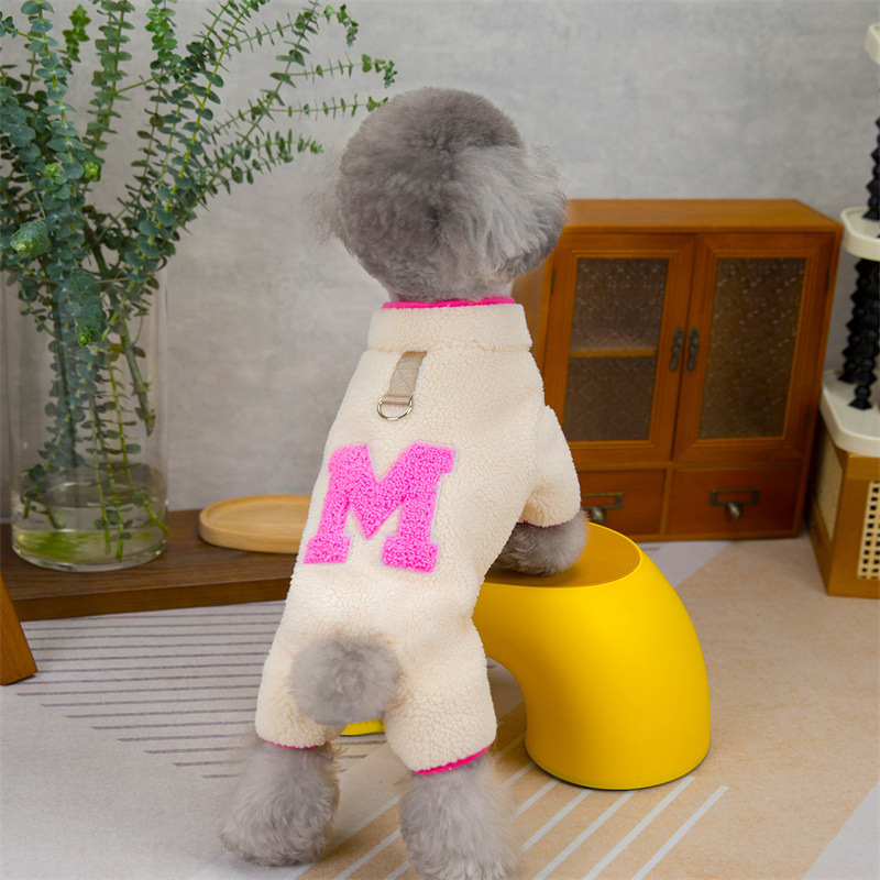 24 Autumn and Winter New Dog Traction Brand Zipper Four-Leg Fleece in stock 24 Autumn and Winter New Dog Traction Brand Zipper Four-Leg Fleece in stock