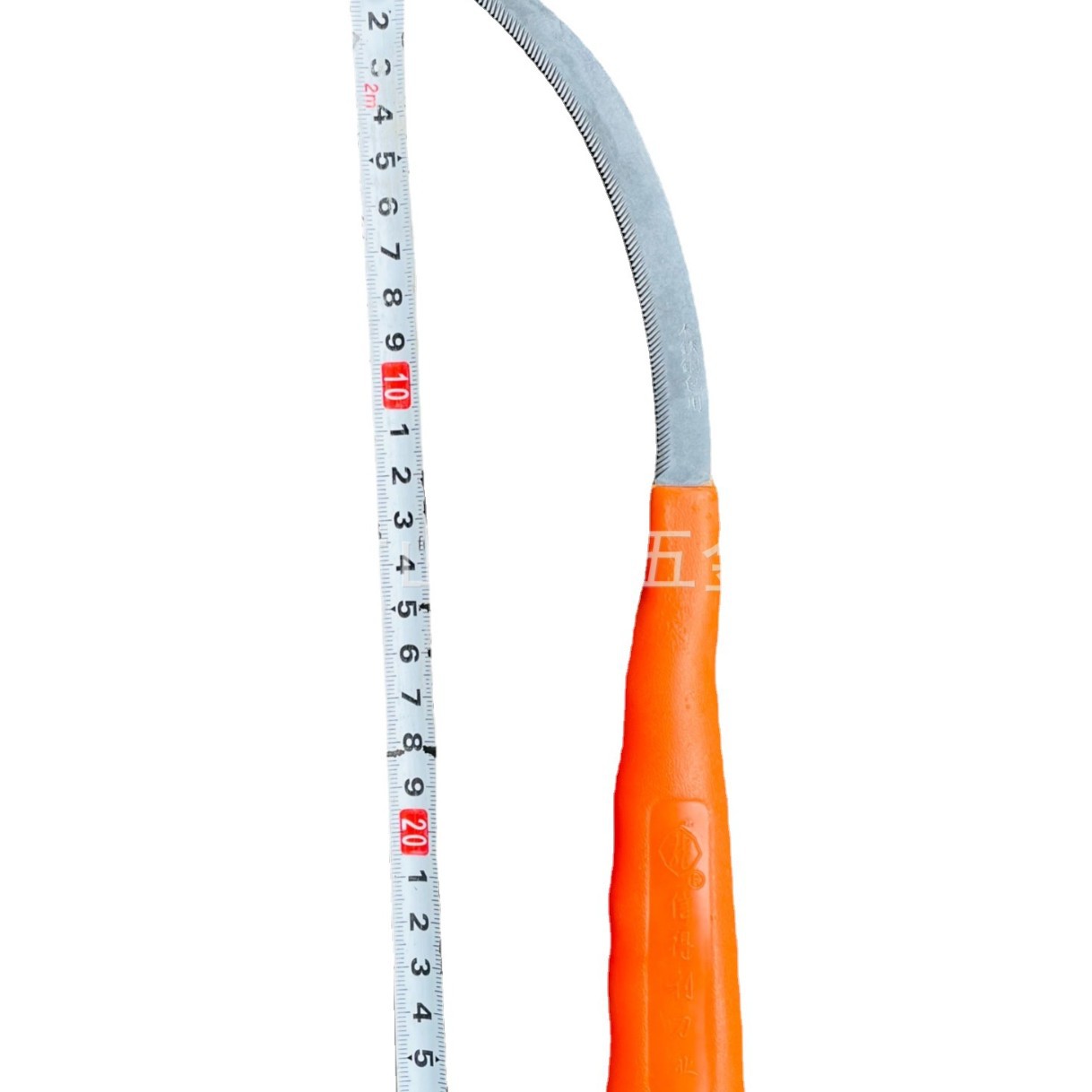 厂家供应 龙牌信得利不锈钢塑柄锯齿镰刀 农用割草镰刀割草刀