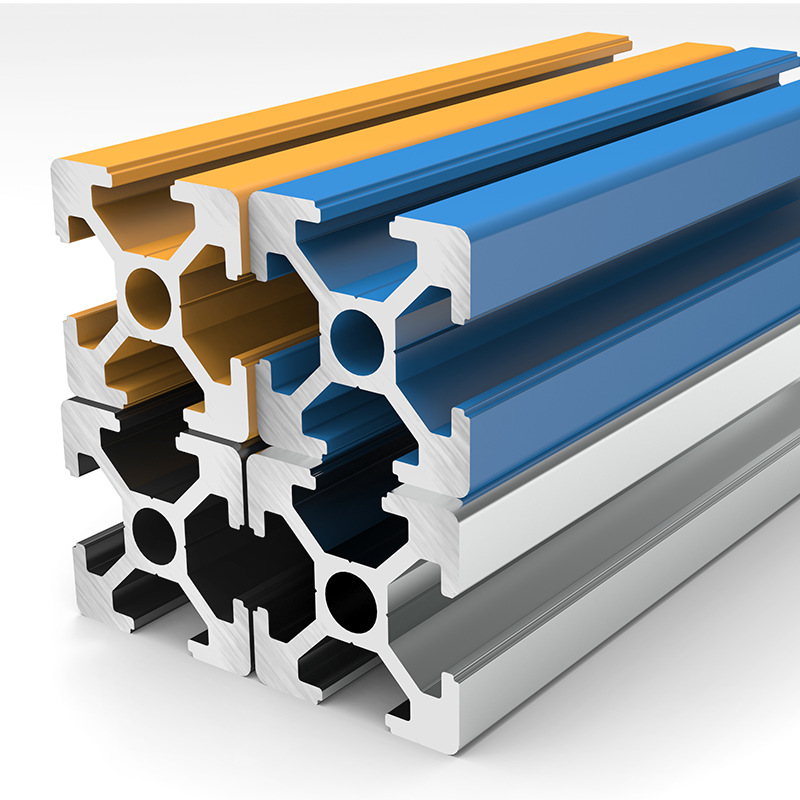 Euro 2020 perfil de aluminio 2040 aleación de aluminio tubo cuadrado perfil de aluminio marco de impresora diy3d perfil de aluminio 20x20