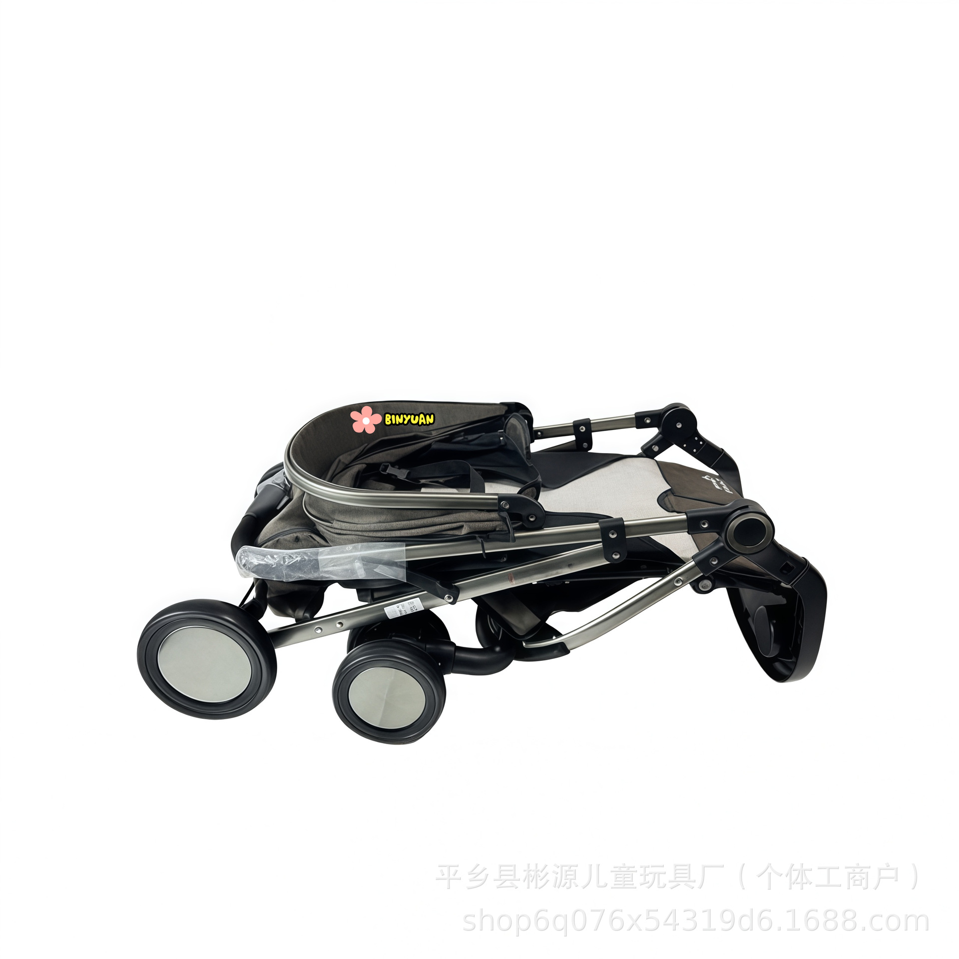 Fábrica recta al por mayor de tamaño medio cochecito de bolsillo cochecito ligero bebé fácil de sentarse y acostarse una pieza plegable