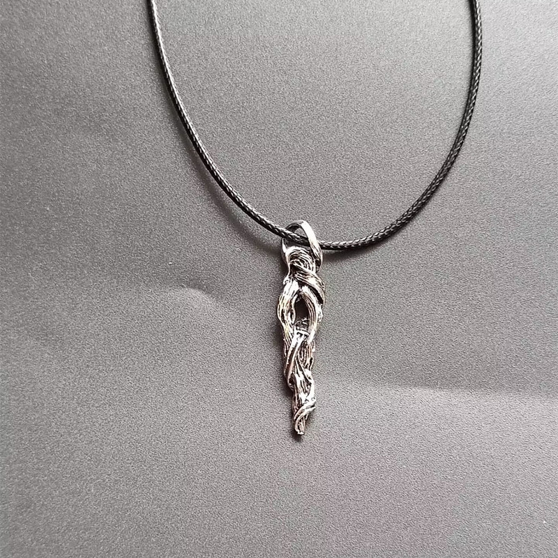 Floating Wood Pendant Necklace Personalized Hip Hop Jewelry_voghion.com