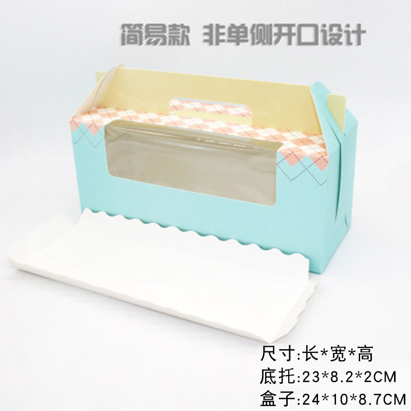 Mayorista ventana portátil caja de embalaje de pastel de toalla de papel de papel de taza de papel de West Point embalaje de 50 pcs