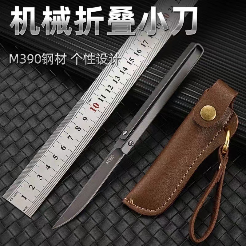 ネットセレブ向け折りたたみ式小型ナイフ、家庭用フルーツナイフ、屋外用ステンレス製、鞘付き、携帯用、鋭利、多機能|undefined