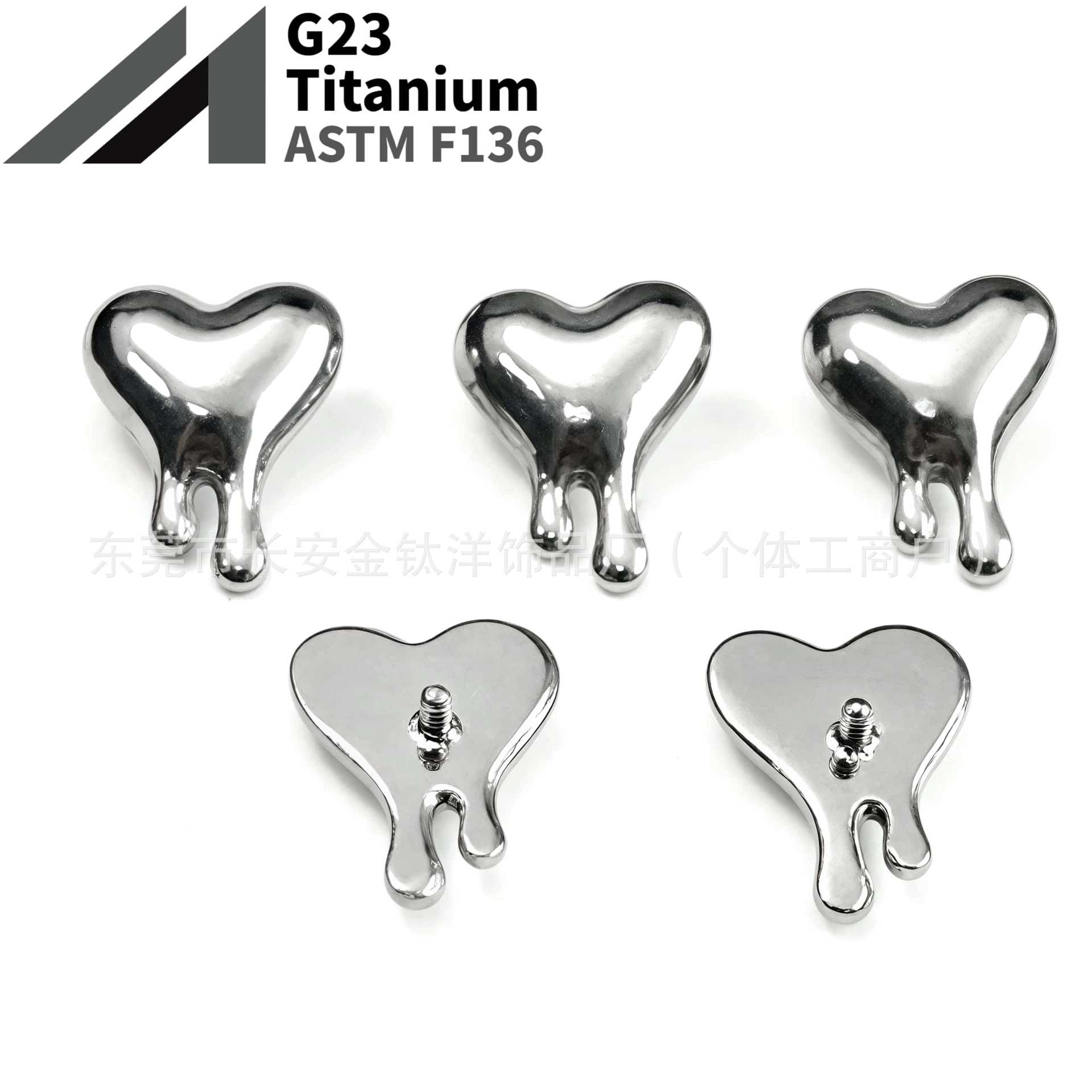 16G labret stud size and finish detail