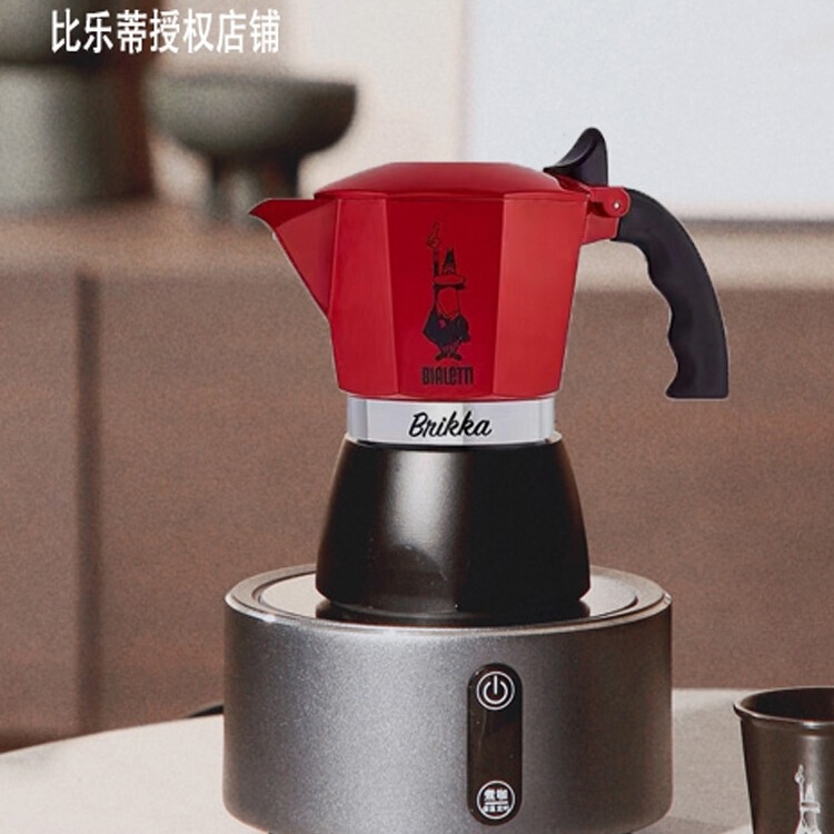 Moka Pot Double Valve Italian Coffee Machine Home Outdoor Camping Coffee Making Equipment No
