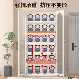 钢制鞋柜入户玄关高柜多层超大鞋柜大容量门口储物一体室内鞋架