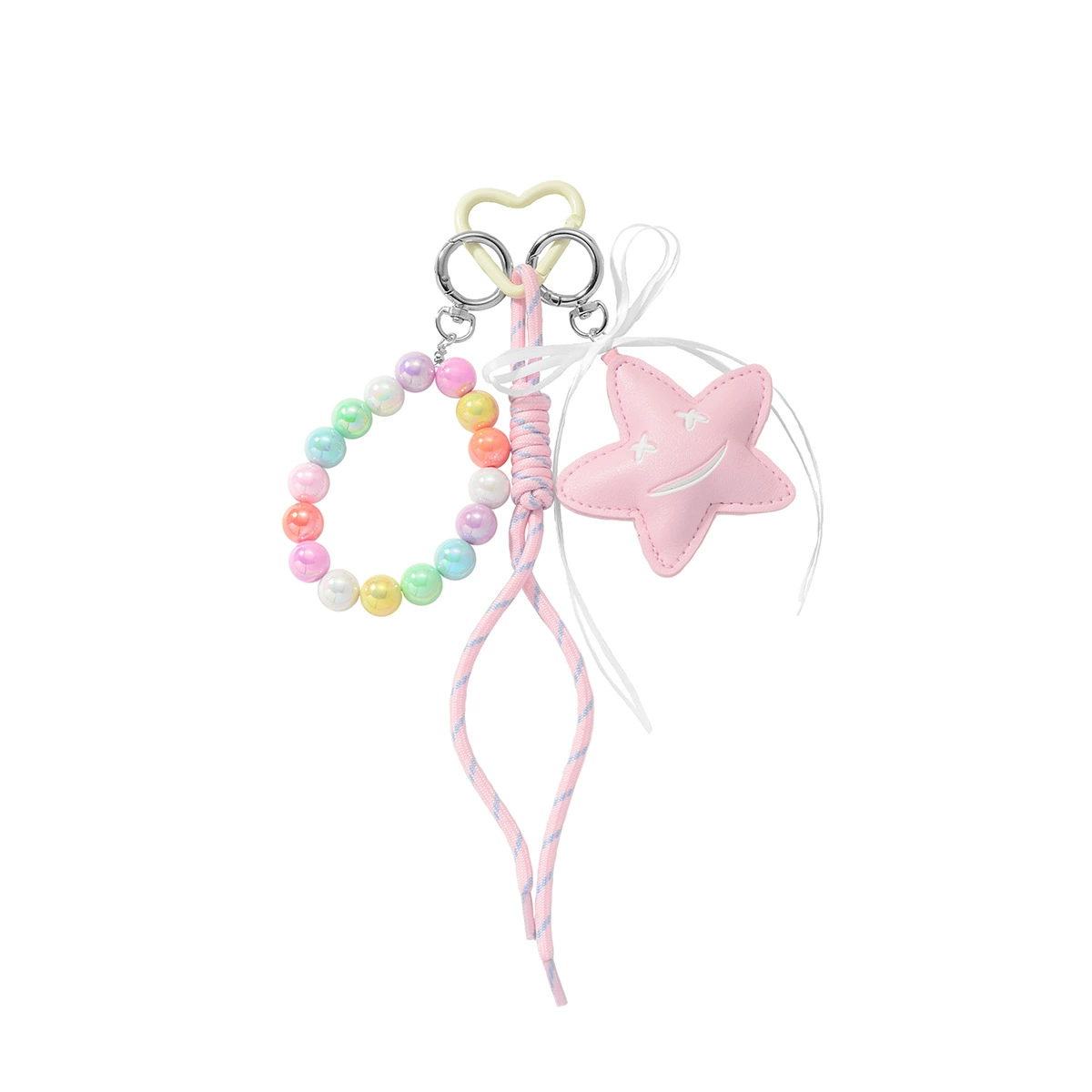Милые утонченные круглые бусины из жемчуга с бантиком, брелок