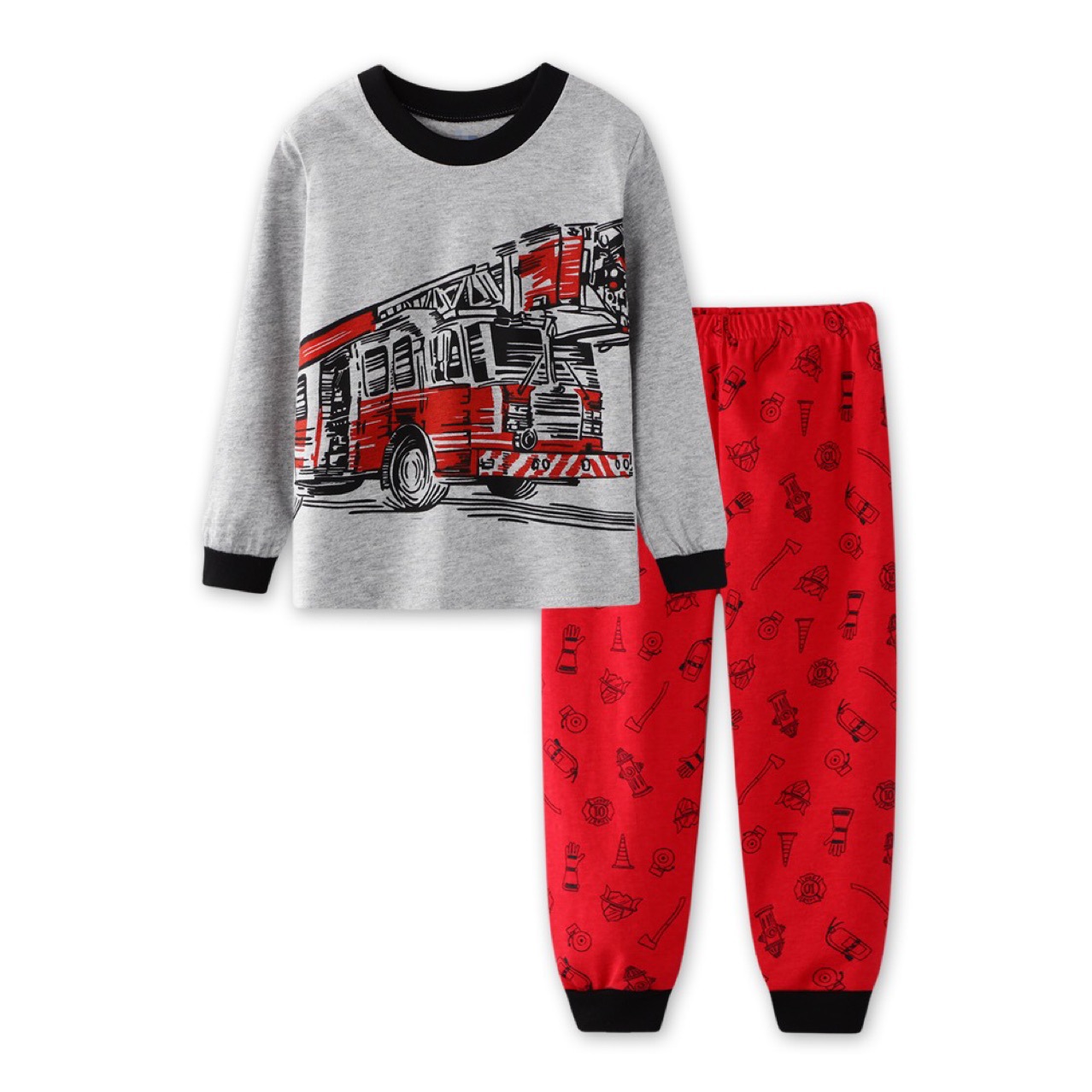 2023 new children's home clothes set, au...