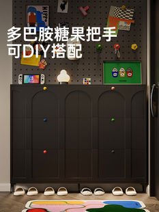 ✅ Shoe Cabinet Integrated with Wall-Mounted Entryway Storage Cabinet, Narrow Multi-Layer Storage Cabinet Behind the Entrance Door for Home Use