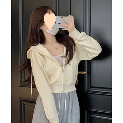 小个子短款卫衣外套女春秋上衣薄款秋季初秋穿搭秋装女款2025新款