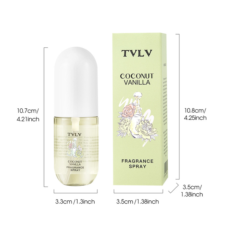 クロスボーダー Amazon TVLV ノンアルコールフレグランススプレー 50ml ココナッツローズ ロングラスティングフレグランス フレッシュパフュームスプレー|undefined