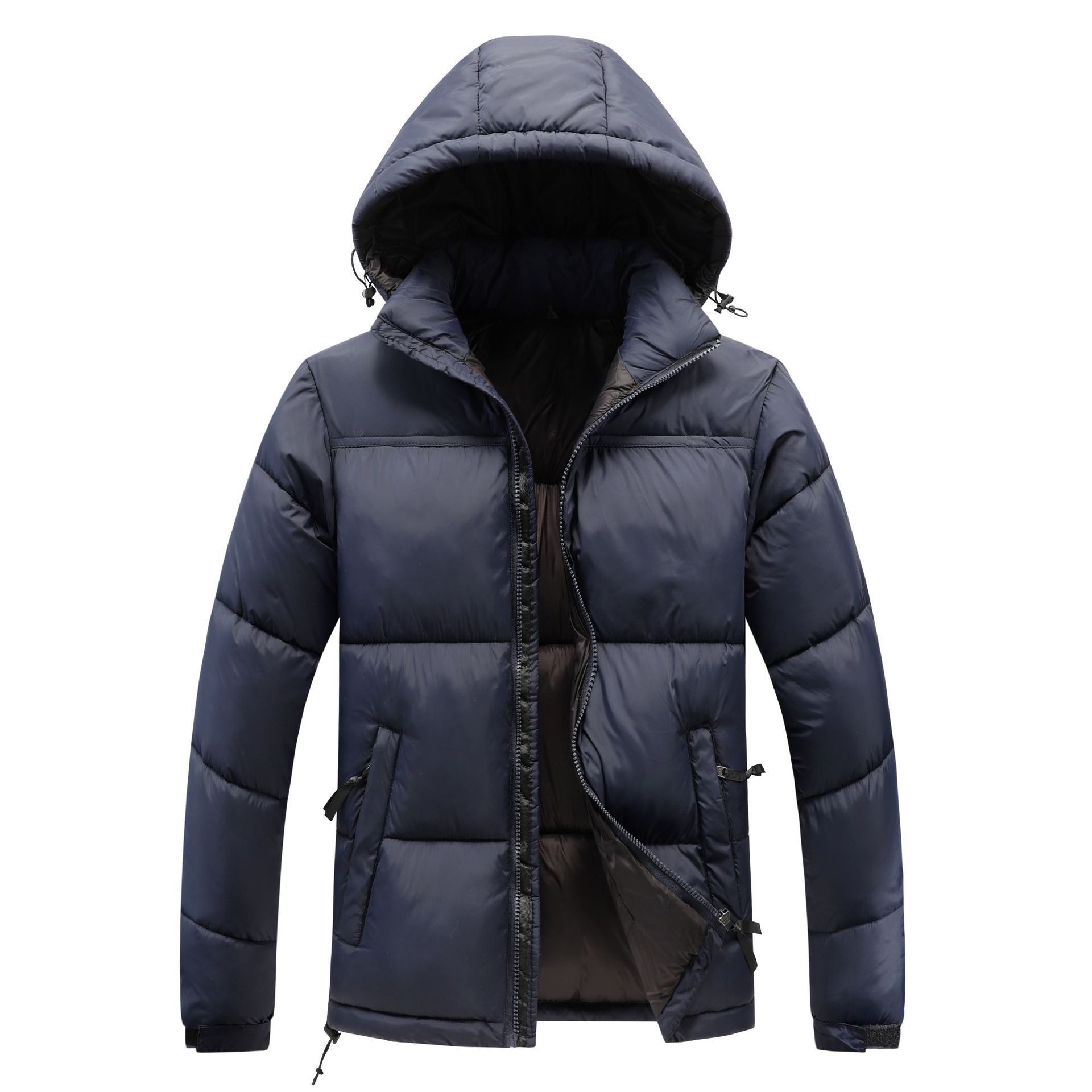 Men's Down Jacket Winter Cotton Coat With Stand Up Collar_voghion.com