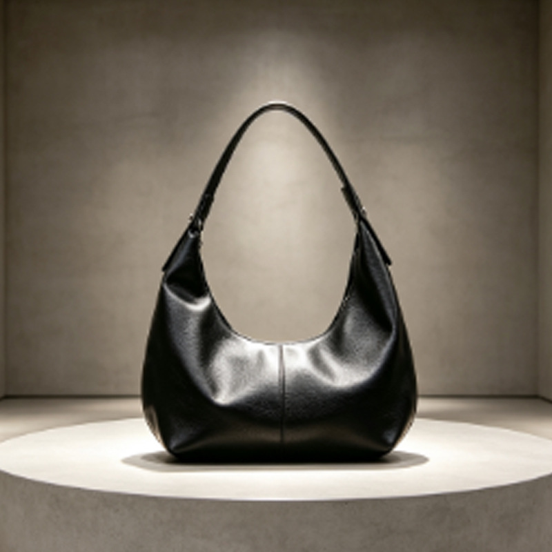 Large-capacity hobo-style underarm bag, retro and fashionable, a simple and practical shoulder bag for women, perfect for commuting, lightweight and easy to carry