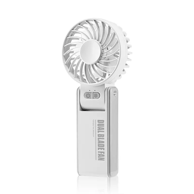 批发跨境桌面小型电风扇充电挂脖风扇户外旅游制冷手持制冷片