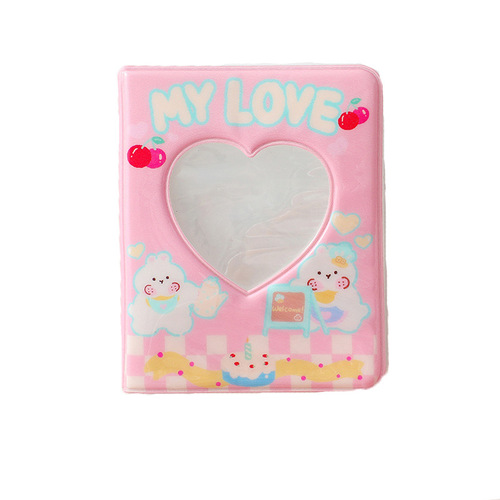 Korean style 3-inch Polaroid photo album storage checkerboard idol photo card album couple photos star photo storage