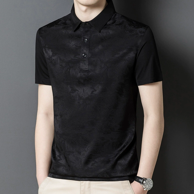 Модная хлопковая short sleeve T-shirt, летнее polo