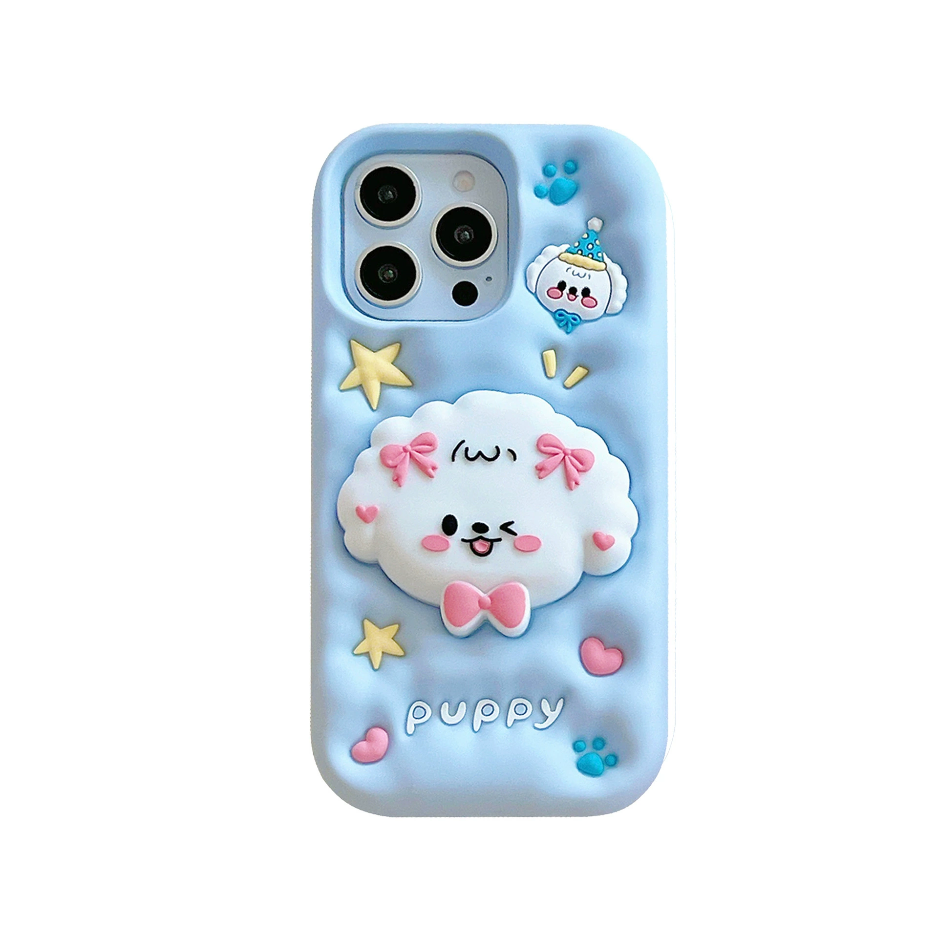 Совместимый чехол Apple для iPhone 17, трубка, мультфильм чехол, iPhone12 Pro, 17promax, iphone, 14/13/12