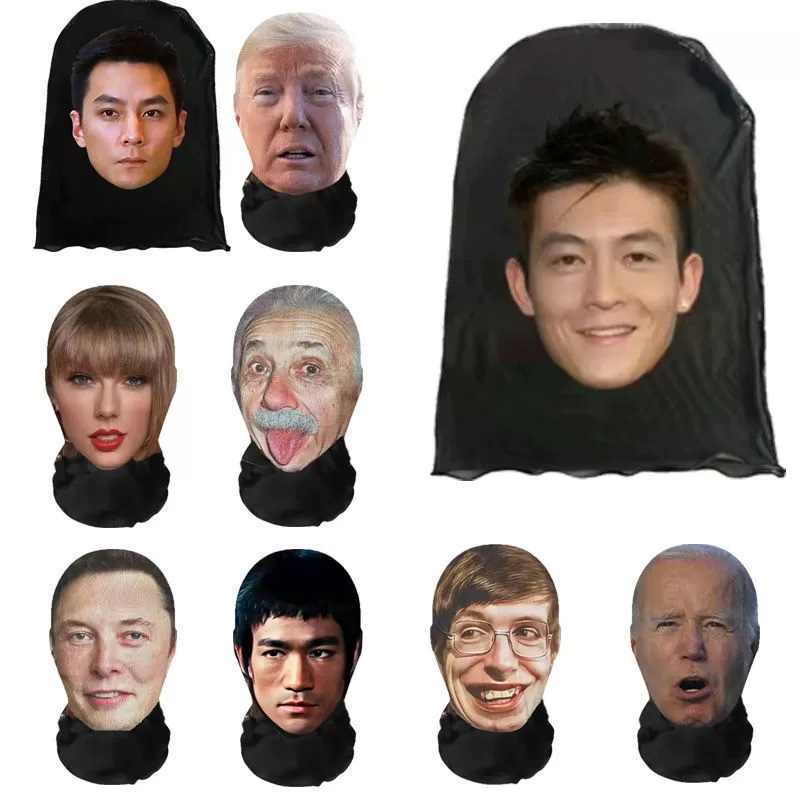 Модная популярная каска, маска, переодевание
