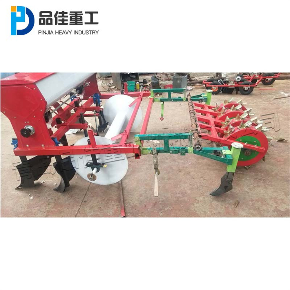 玉米花生辣椒谷物播种机 铺膜施肥打孔播种一体机 Seed planter