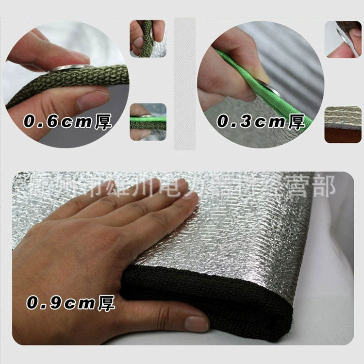 Открытый алюминиевый пленка охлаждающий влагостойкий коврик пенный коврик портативный складной полевой парк