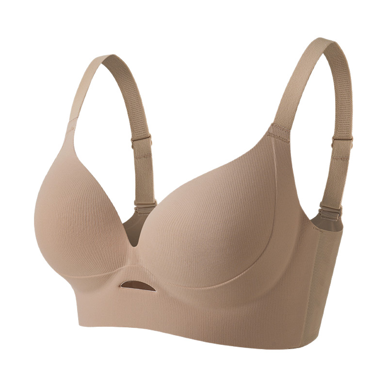 Large Size Bra with Push-Up Effect, No Underwire, Anti-Sagging, Minimizes Large Bust, Breathable Summer Bra for Plus-Size Women