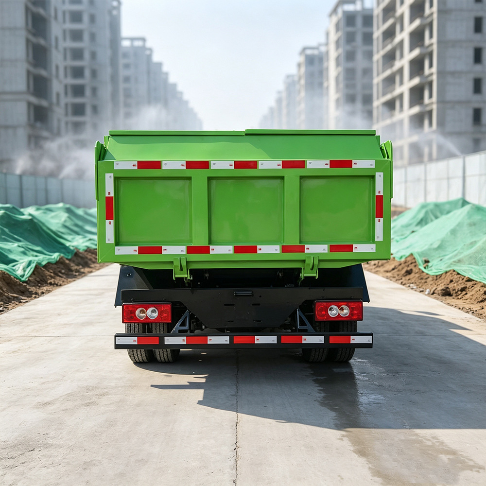 Medium-sized 8-ton self-loading garbage truck, sanitation transfer vehicle, hydraulic self-loading, fully sealed, anti-drip self-loading truck