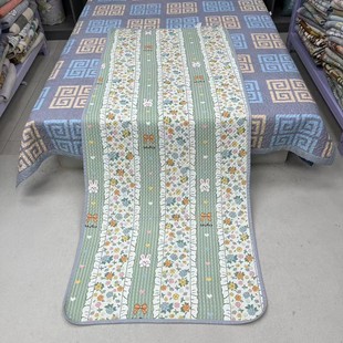 Rabbit Floral Student Dormitory Bed Cover Four Seasons Universal Three-Piece Double-Sided Dual-Use Non-Slip Quilted Bed Sheet Machine Washable