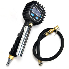 高精度汽车轮胎充气胎压枪数显电子压力表带打气表数字加气胎压计