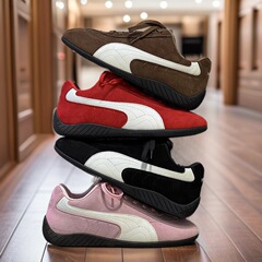 3816 Biaojia 同じスタイルのレーシングシューズ女性の新しい夏ソフトソールレッドメンズトレーニングシューズレトロレザースニーカー