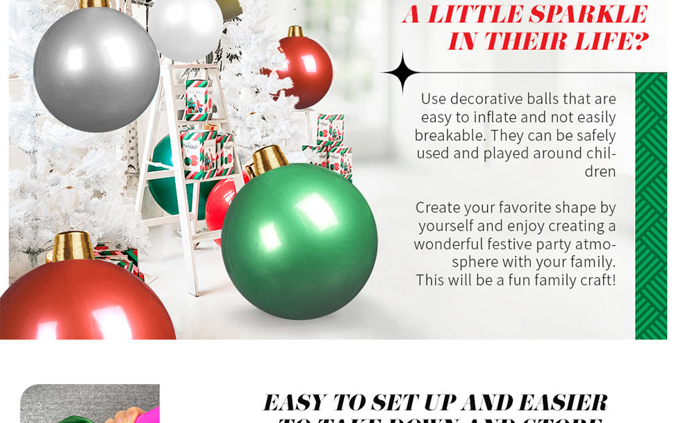 PVC充气一体装饰球