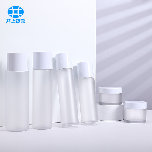120ml frosted transparent hydrosol bottle 100ml lotion skin care product plastic bottle cosmetics 50g cream bottle