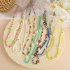 Bohemian Necklaces Seed Bead  Glass Beaded Choker Jewelry