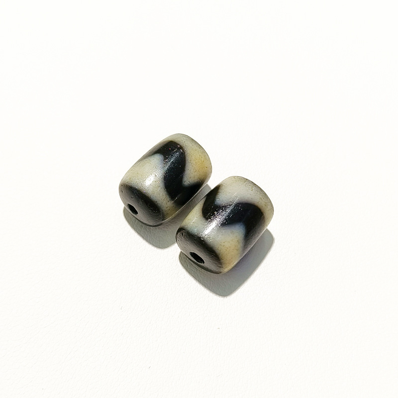 チベット式台湾工芸 天珠 高油分 手工包浆 卸売【AB級】|undefined