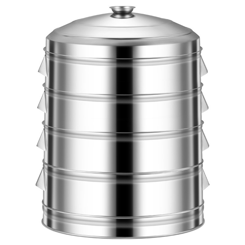 Stainless Steel Pot Steamer Steamer Household Large Capacity Steamed Buns Non-magnetic Multi-layer Large Steamer Extra Large Large Commercial