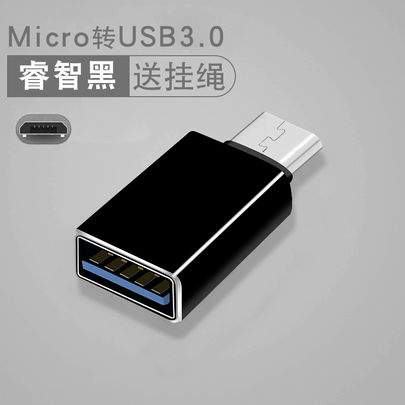 Адаптер OTG головка для мобильного телефона USB‑накопитель чтение USB2.0 вращение Type‑C микро Android v8 TP C адаптер